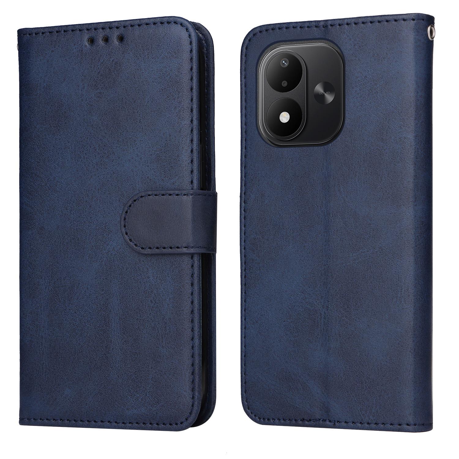 For Redmi Note 17 5G / 4G Global 171mm Classic Calf Texture Flip Leather Phone Case(Blue) - Shopkiz.com