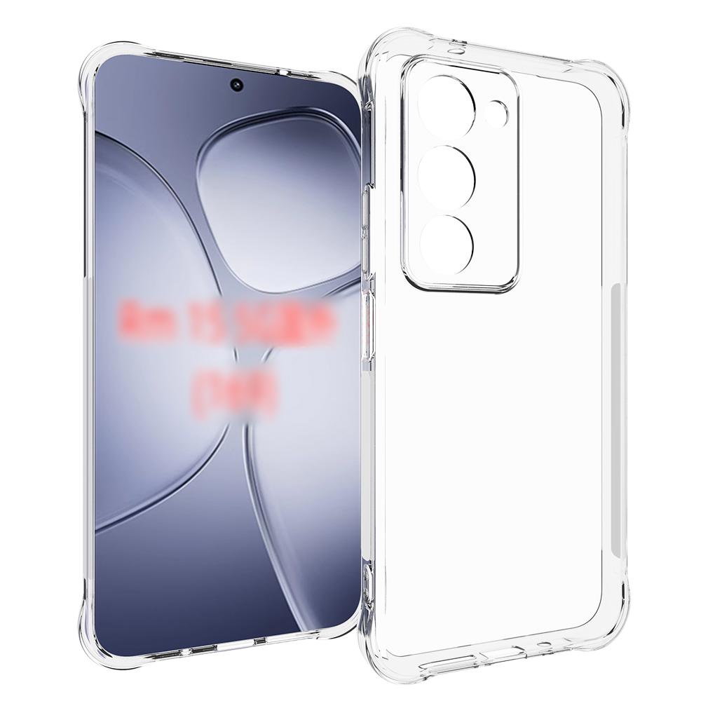 For Redmi 15 5G Global / 4G SEA 169.5mm Shockproof Non-slip Thickening TPU Phone Case(Transparent) - Shopkiz.com