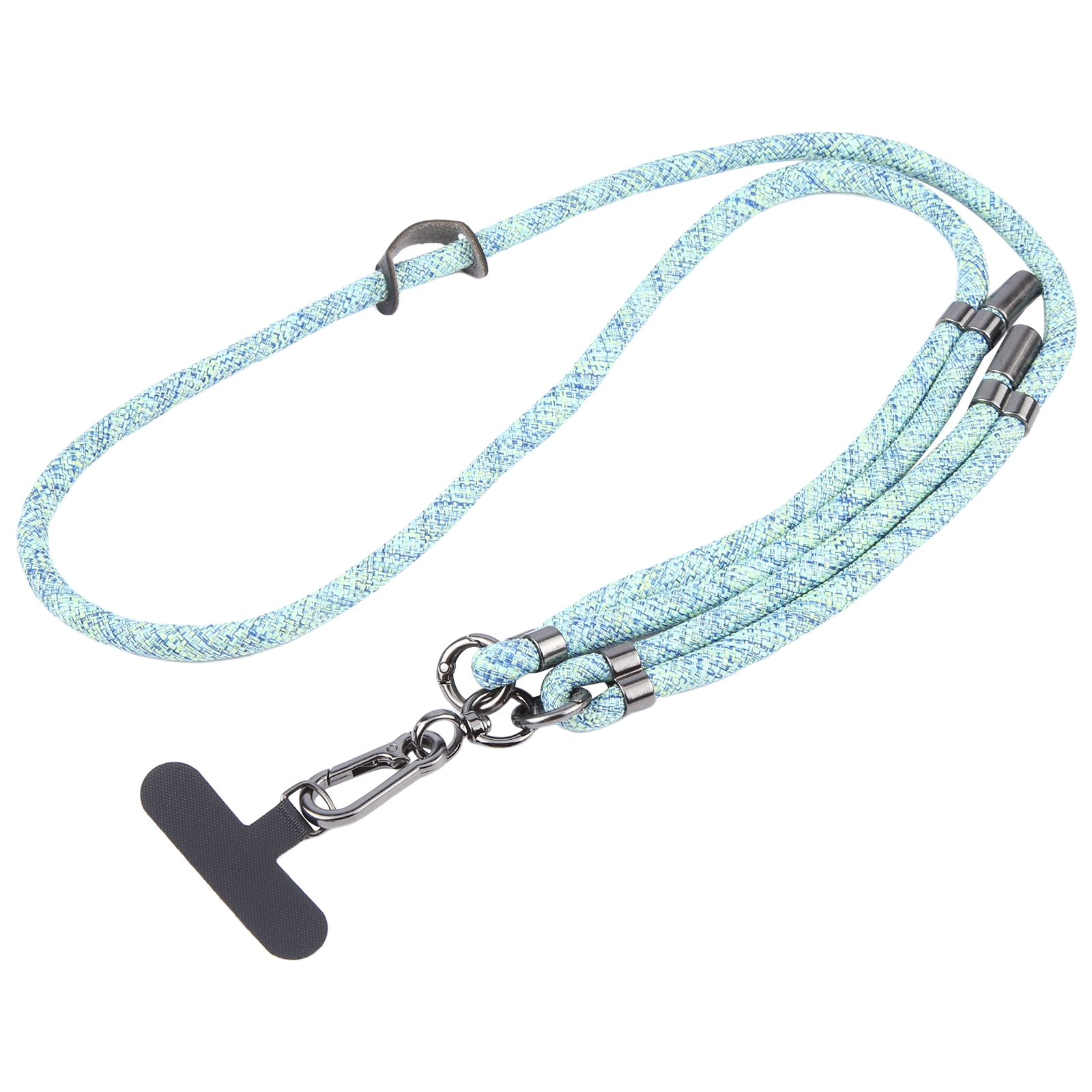 8mm Adjustable Mobile Phone Anti-lost Long Lanyard(Green Blue) - Shopkiz.com
