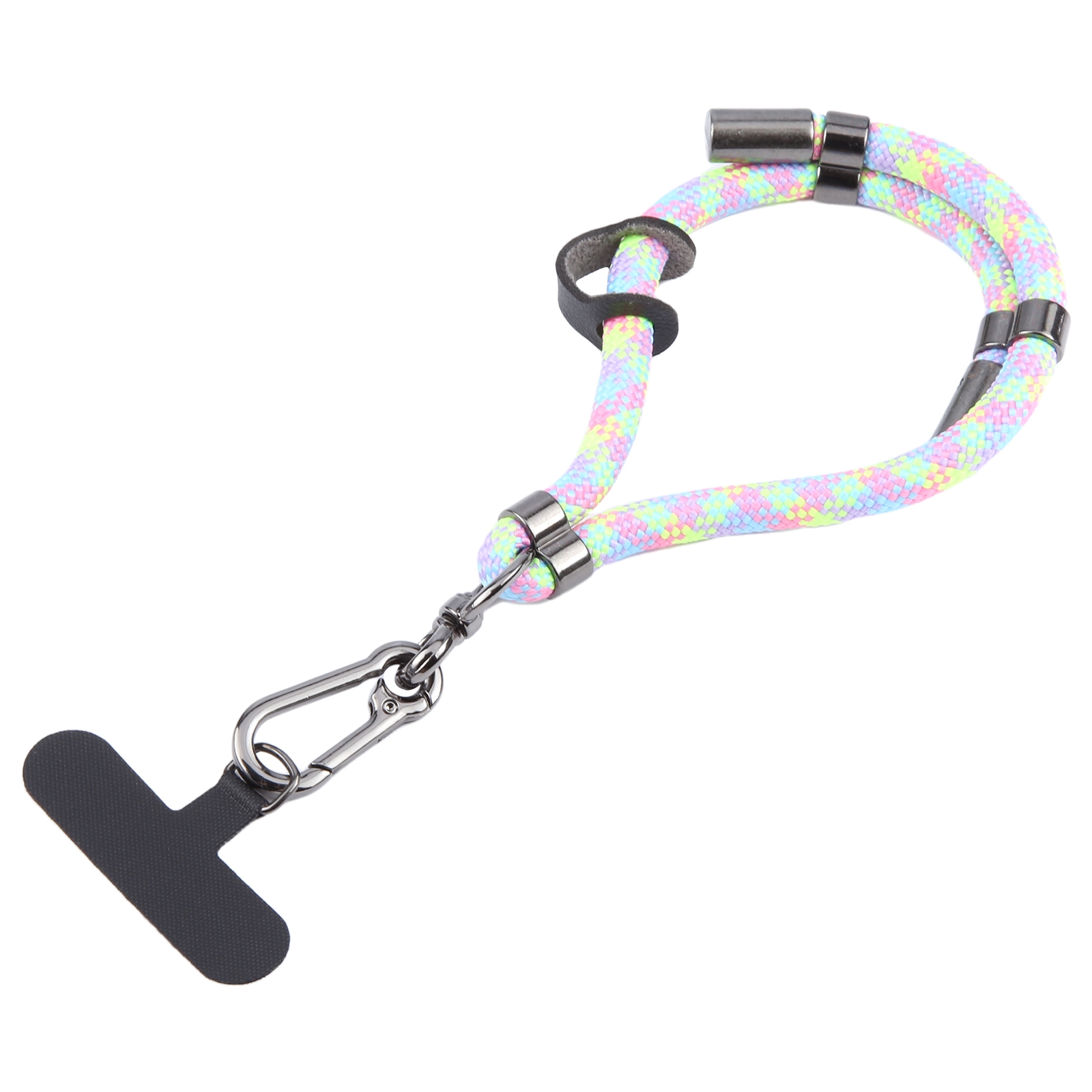 8mm Adjustable Mobile Phone Anti-lost Short Lanyard(Dazzle Colorful) - Shopkiz.com