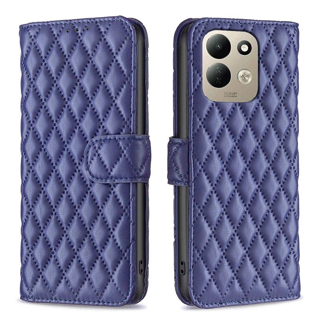 For Redmi 17 4G / 5G Global 170mm Diamond Lattice Wallet Flip Leather Phone Case(Blue) - Shopkiz.com