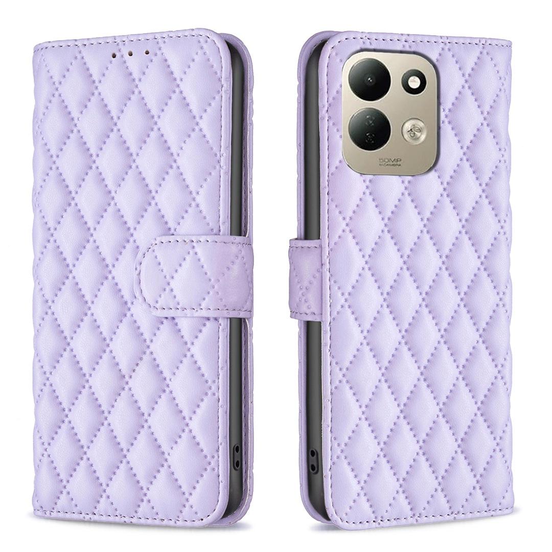 For Redmi 17 4G / 5G Global 170mm Diamond Lattice Wallet Flip Leather Phone Case(Purple) - Shopkiz.com