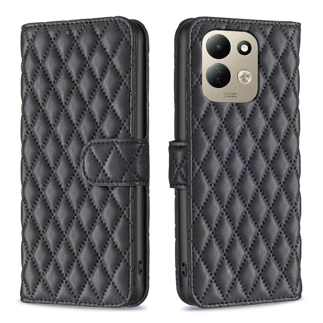 For Redmi 17 4G / 5G Global 170mm Diamond Lattice Wallet Flip Leather Phone Case(Black) - Shopkiz.com