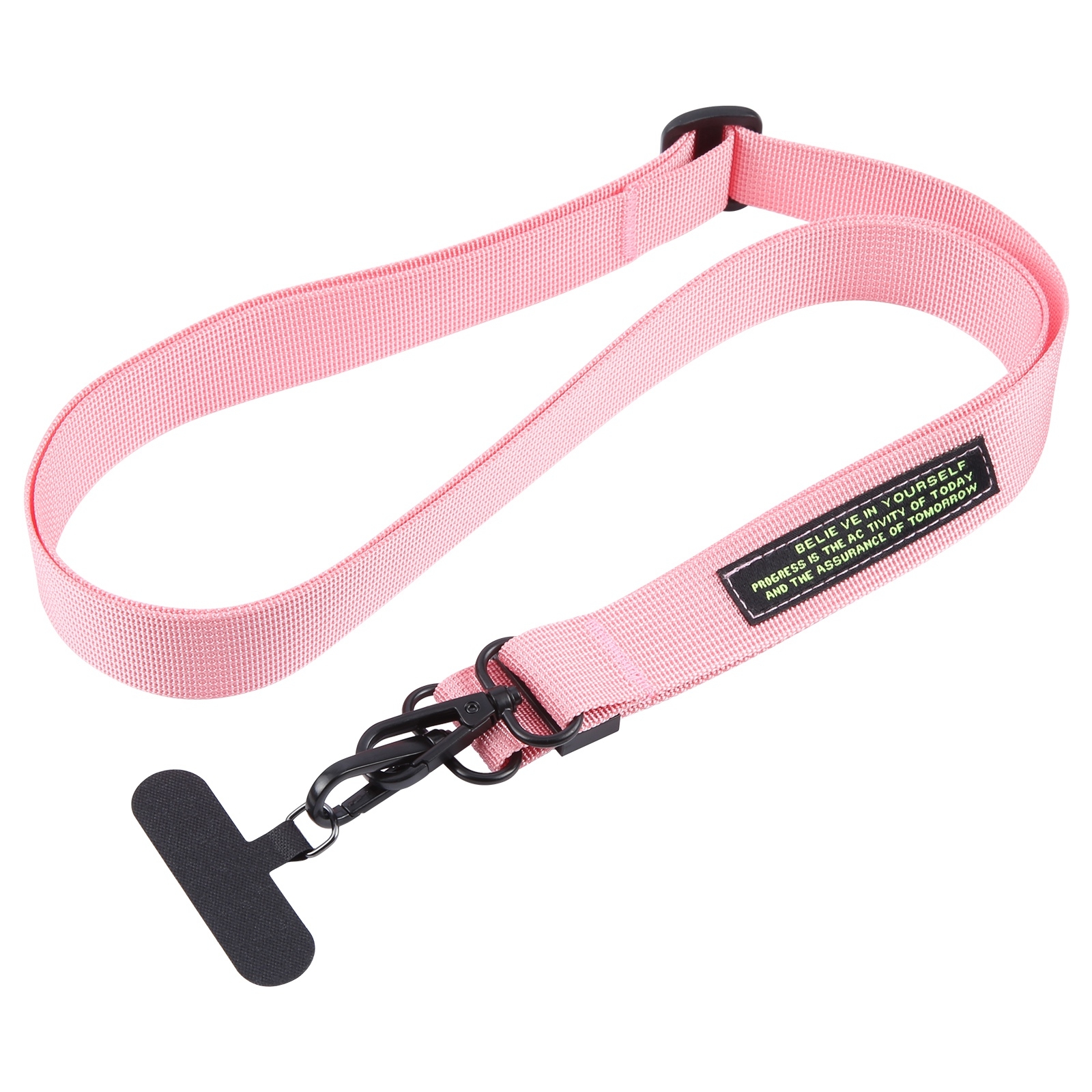 A1 Nylon Webbing Anti-lost Mobile Phone Long Lanyard(Pink) - Shopkiz.com