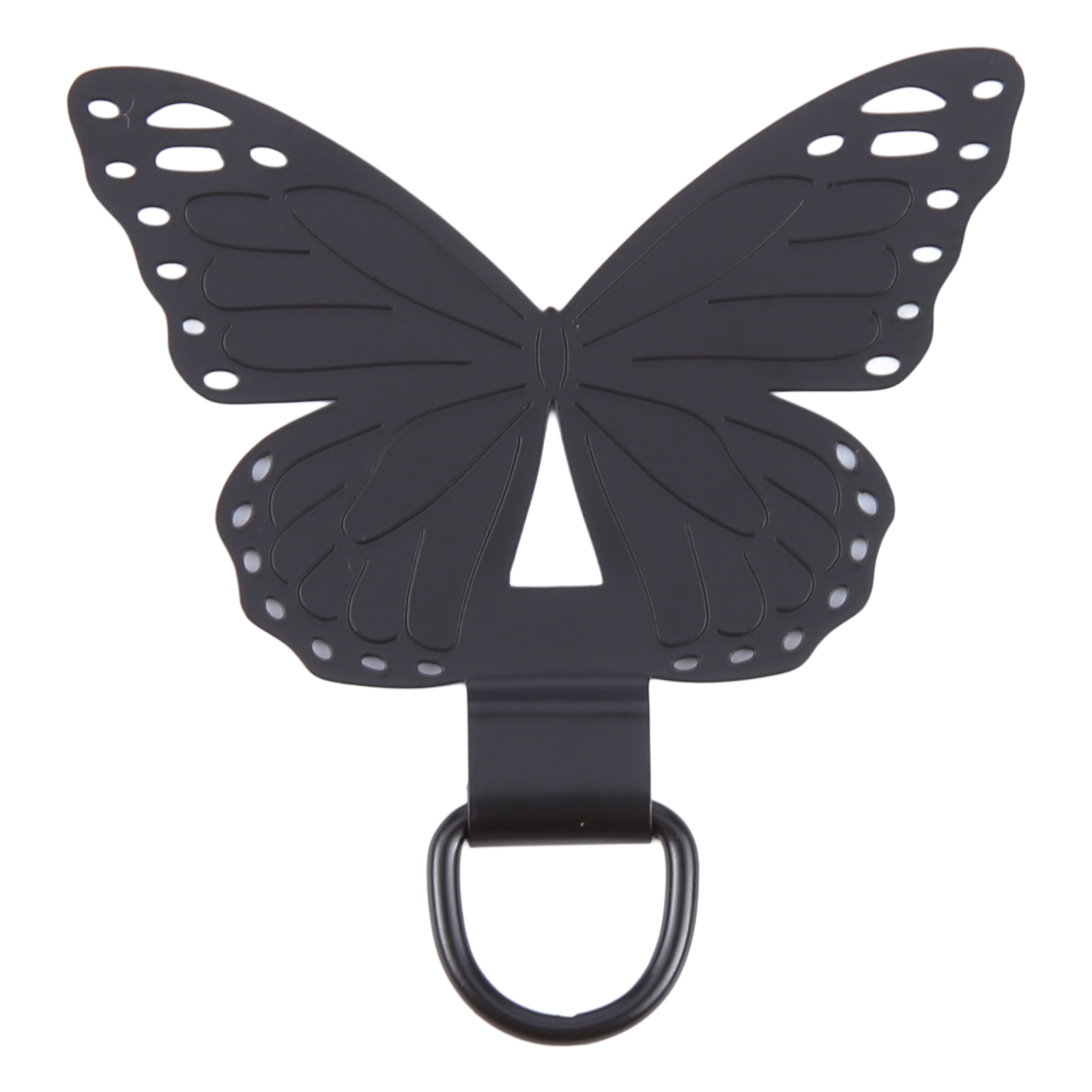 Butterfly Metal Mobile Phone Lanyard Fixing Gasket(Black) - Shopkiz.com
