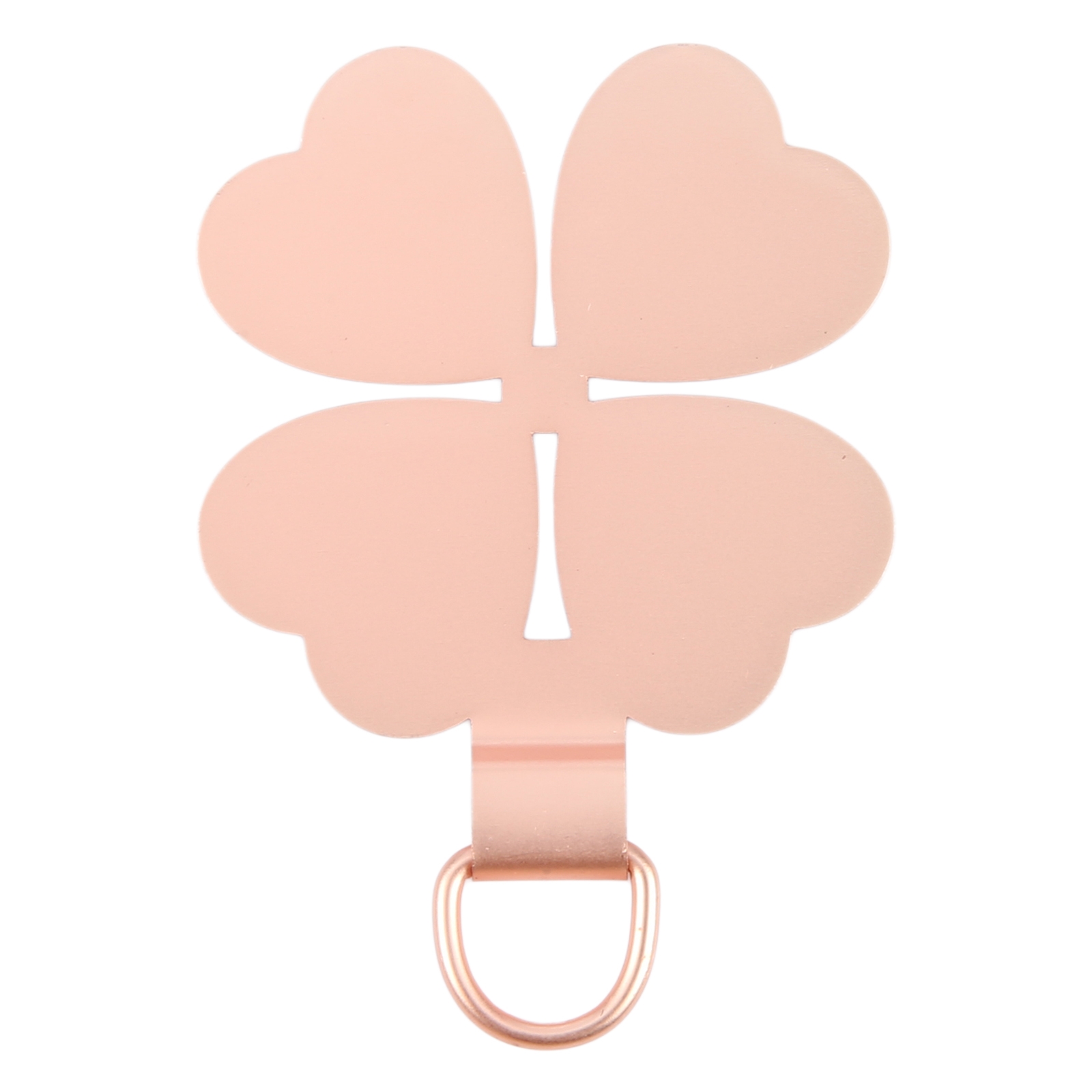 Four-leaf Metal Mobile Phone Lanyard Fixing Gasket(Rose Gold) - Shopkiz.com