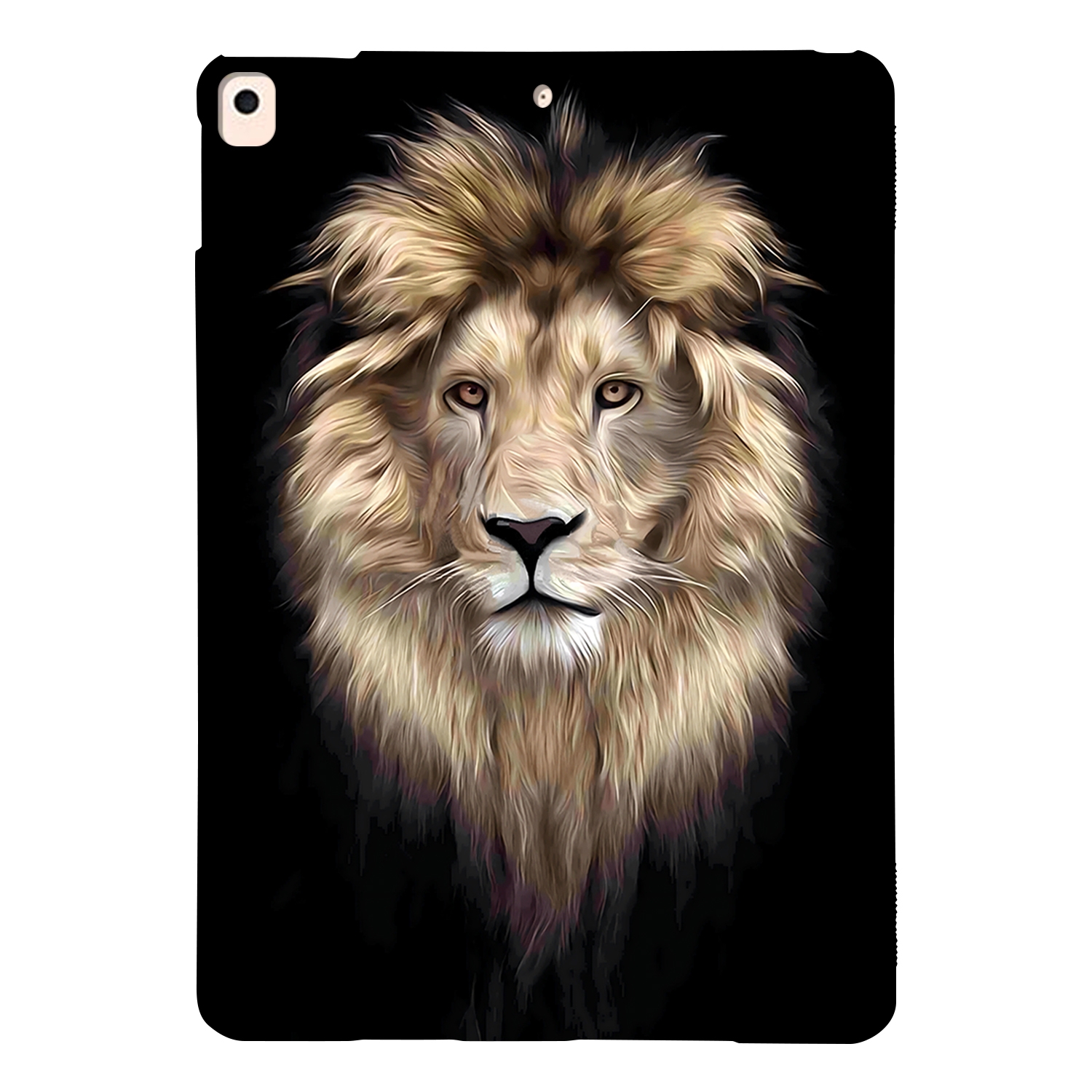 For iPad 10.2 2021 / 2020 / 2019 Color Painting Pattern Smart Tablet TPU Case(Lion) - Shopkiz.com