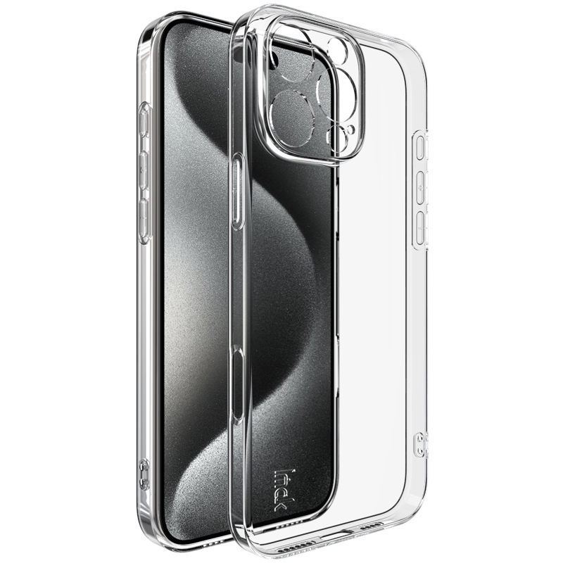For iPhone 16 Pro Max IMAK UX-5 Series Transparent TPU Phone Case(Transparent) - Shopkiz.com