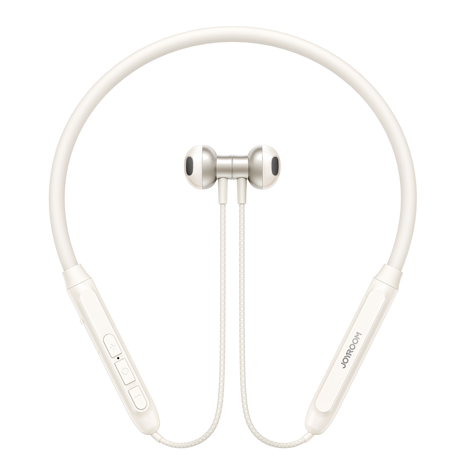 JOYROOM JR-D8 Neckband Wireless Bluetooth Sports Outdoor Earphone(Creamy White) - Shopkiz.com