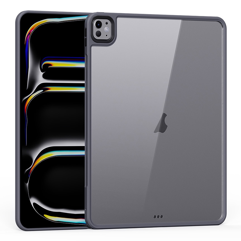 For iPad Pro 11 2025 / 2024 Ming Shield Series PC Hybrid TPU Tablet Case(Grey) - Shopkiz.com
