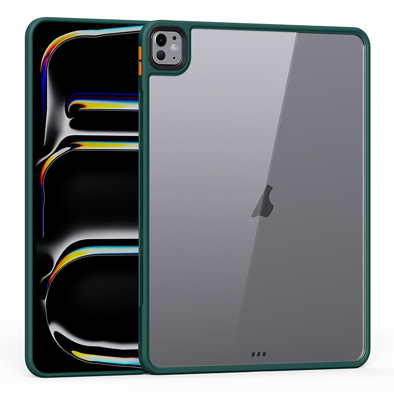 For iPad Pro 11 2025 / 2024 Ming Shield Series PC Hybrid TPU Tablet Case(Green) - Shopkiz.com