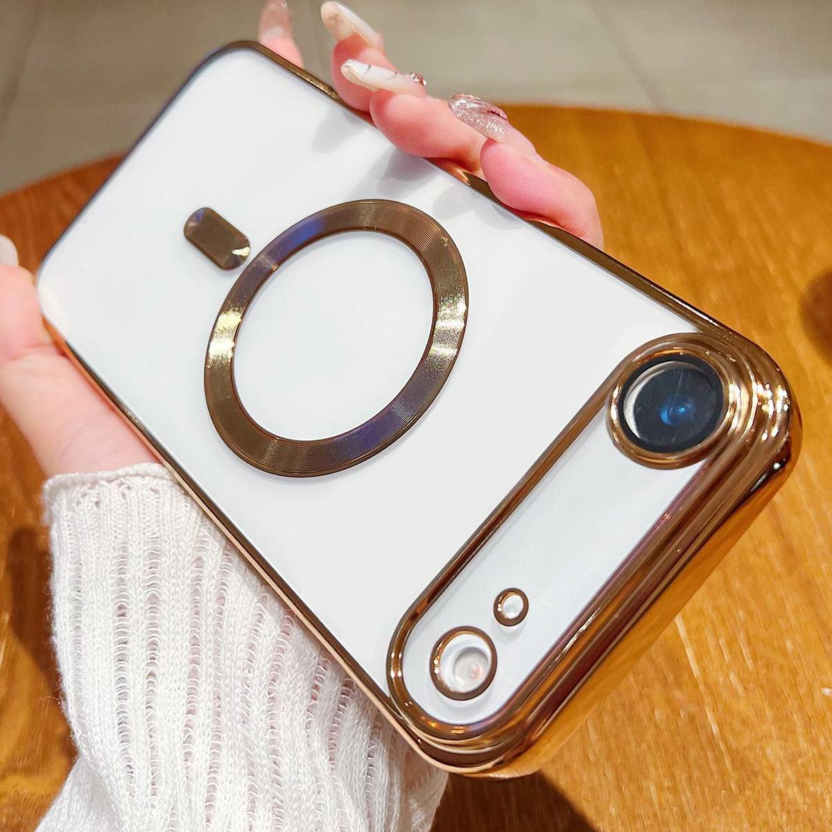 For iPhone Air Electroplating MagSafe Phone Case(Gold) - Shopkiz.com