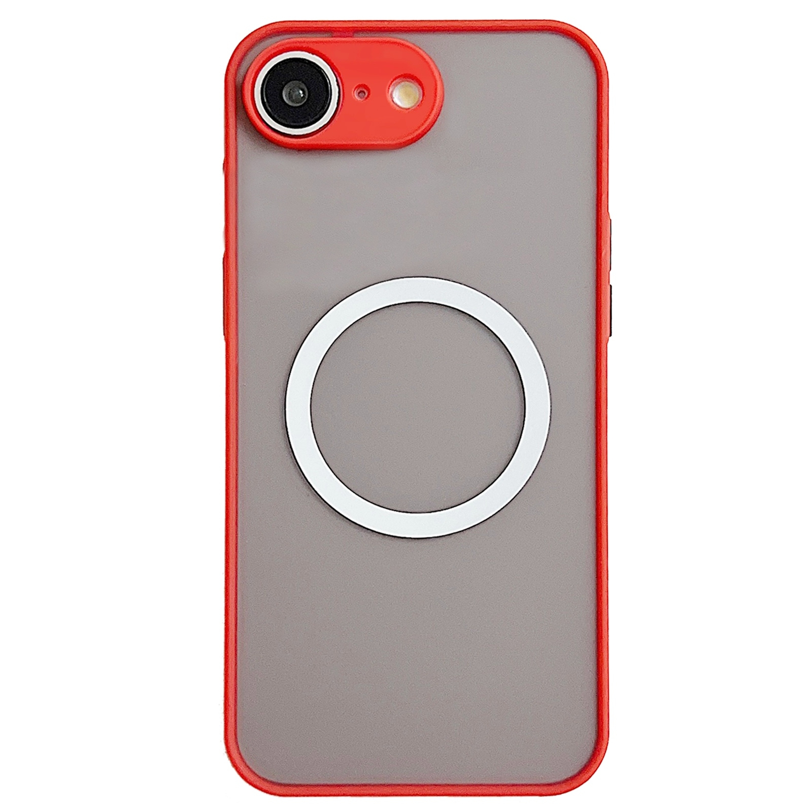 For iPhone SE 2022 / SE 2020 / 7 / 8 Hawkeye Skin Feel MagSafe Phone Case(Red) - Shopkiz.com
