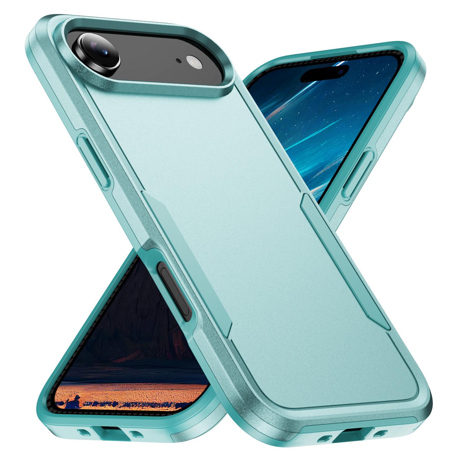 For iPhone Air Pioneer Armor Heavy Duty PC + TPU Phone Case(Green) - Shopkiz.com