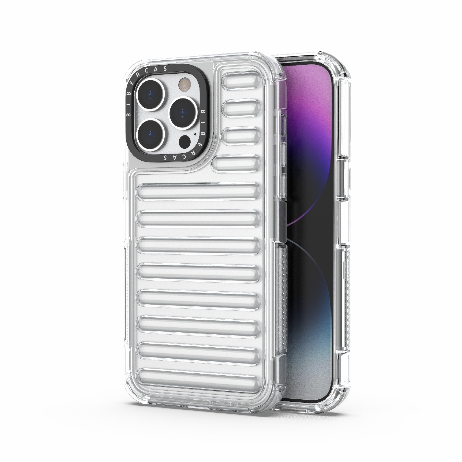 For iPhone 14 Pro Max High Transparency TPU Hybrid PC Airbag Phone Case(Transparent) - Shopkiz.com