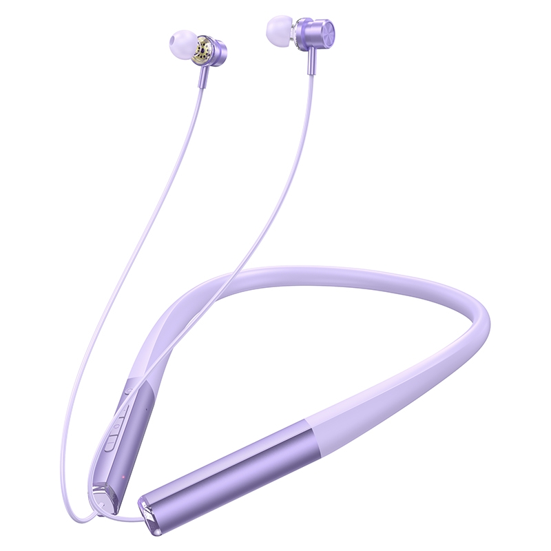 hoco ES71 Neck-mounted Sports Bluetooth Earphone(Purple) - Shopkiz.com