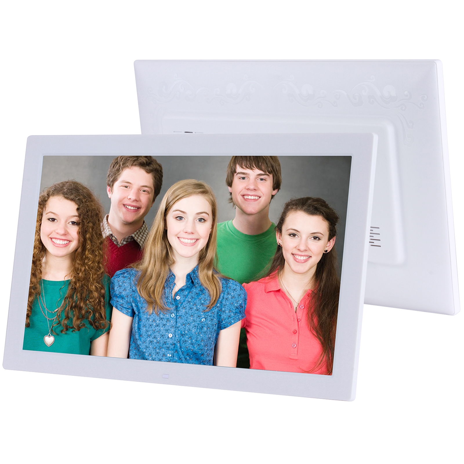 18.5 inch IPS Screen Digital Photo Frame, Plug Type:EU Plug(White) - Shopkiz.com