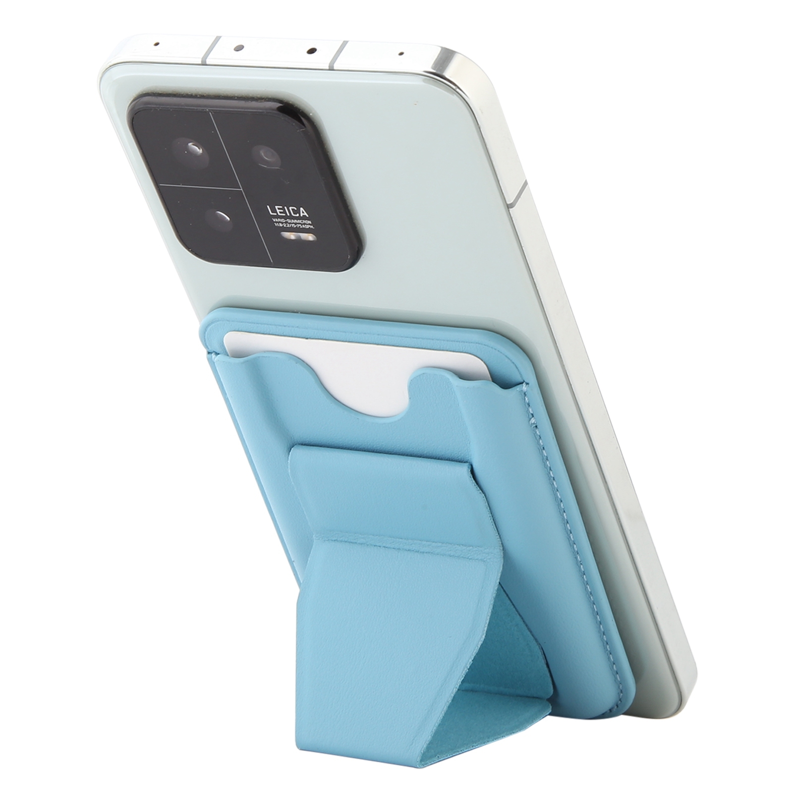 MagSafe Magnetic Wallet Card Hourglass Fold Holder Case(Sky Blue) - Shopkiz.com