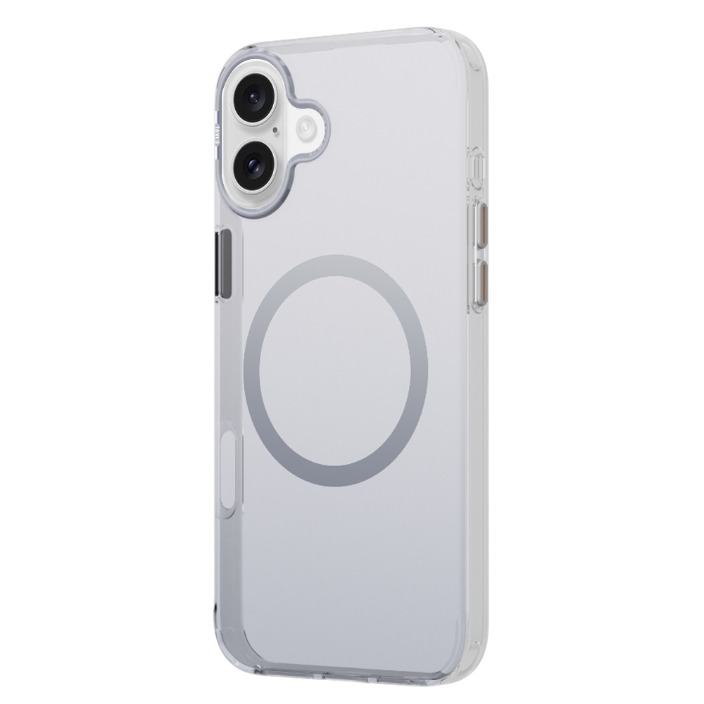 For iPhone 16 Plus TGVIS Grace Series MagSafe Magnetic Phone Case(Grey) - Shopkiz.com