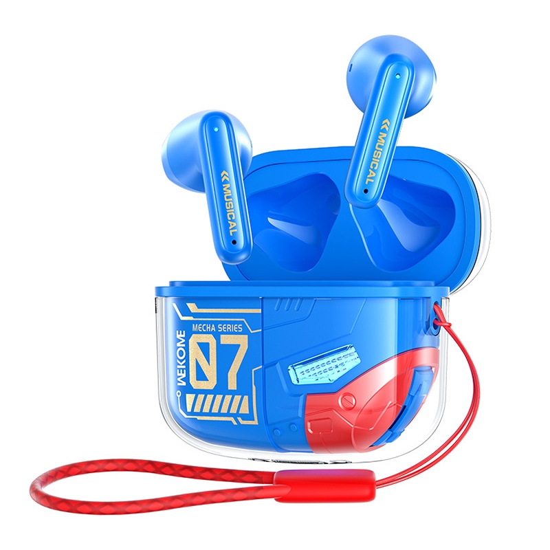 WEKOME WS-07 Armor ENC Noise Reduction Wireless Bluetooth Earphone(Blue) - Shopkiz.com