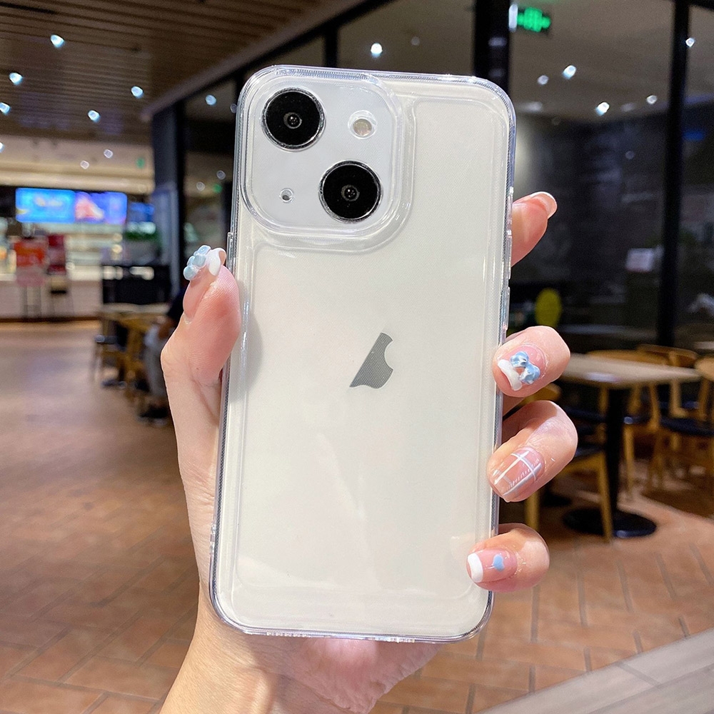 For iPhone 14 Plus Space TPU Shockproof Phone Case(Transparent) - Shopkiz.com