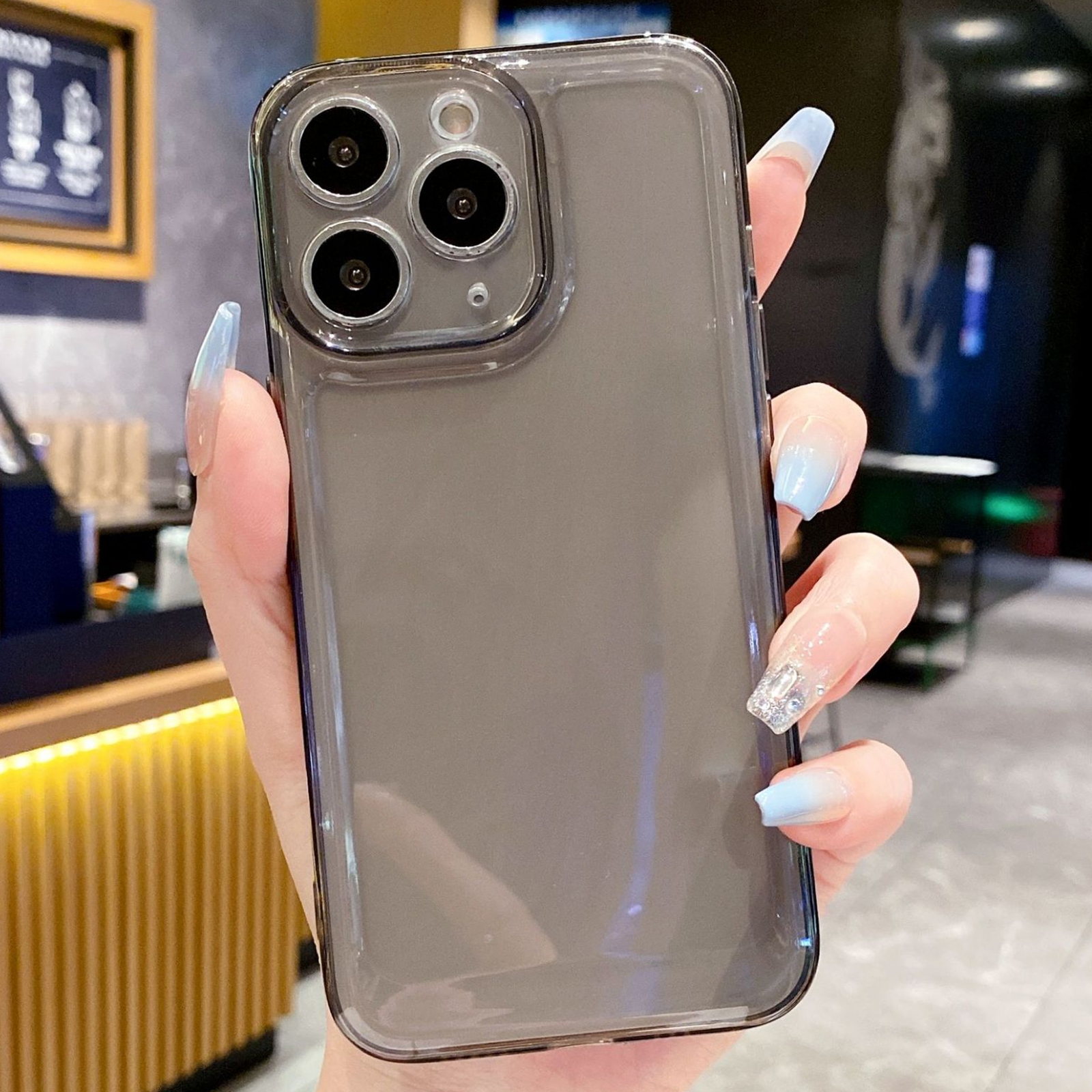For iPhone 11 Pro Space TPU Shockproof Phone Case(Black) - Shopkiz.com