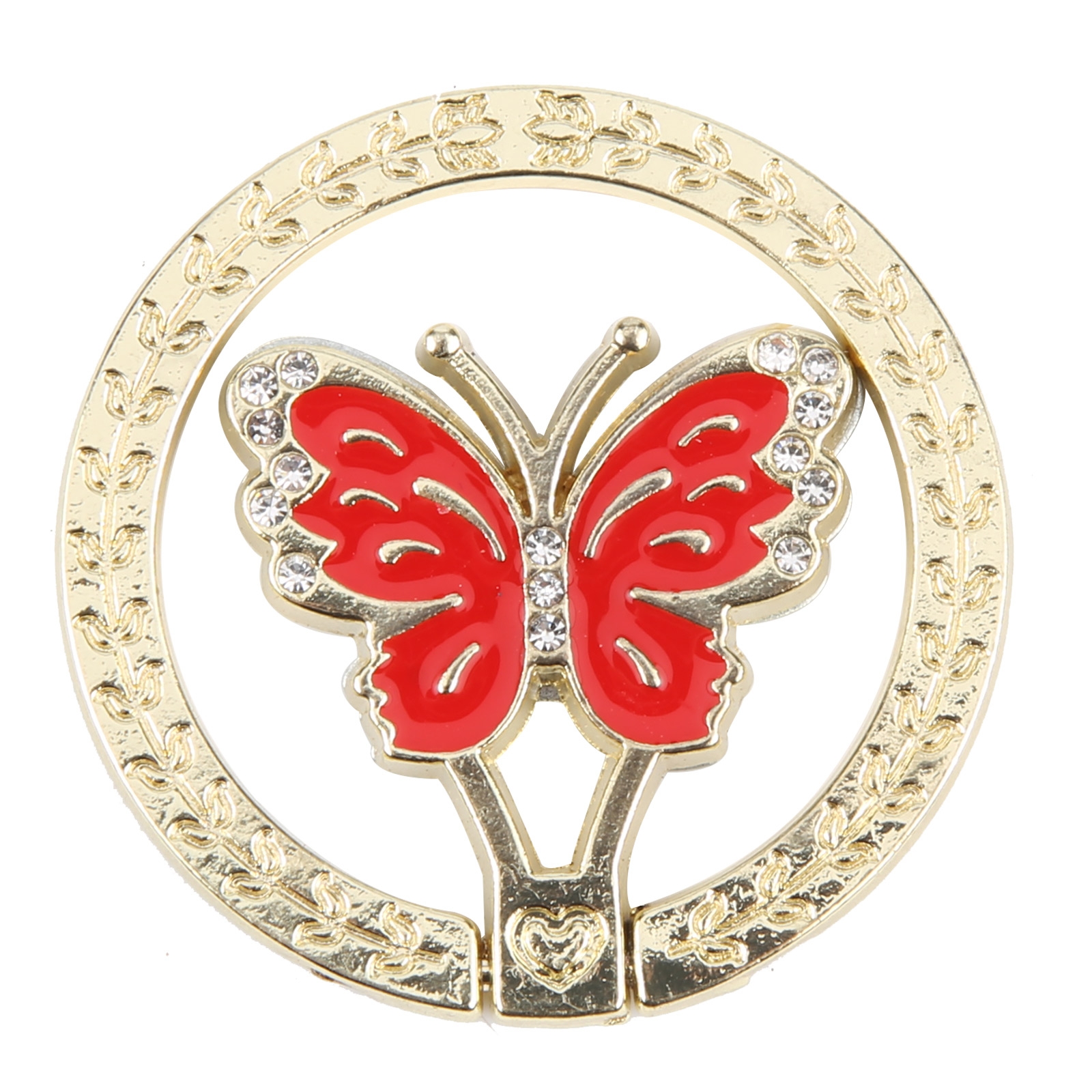 Butterfly Metal Mobile Phone Ring Holder(Red) - Shopkiz.com