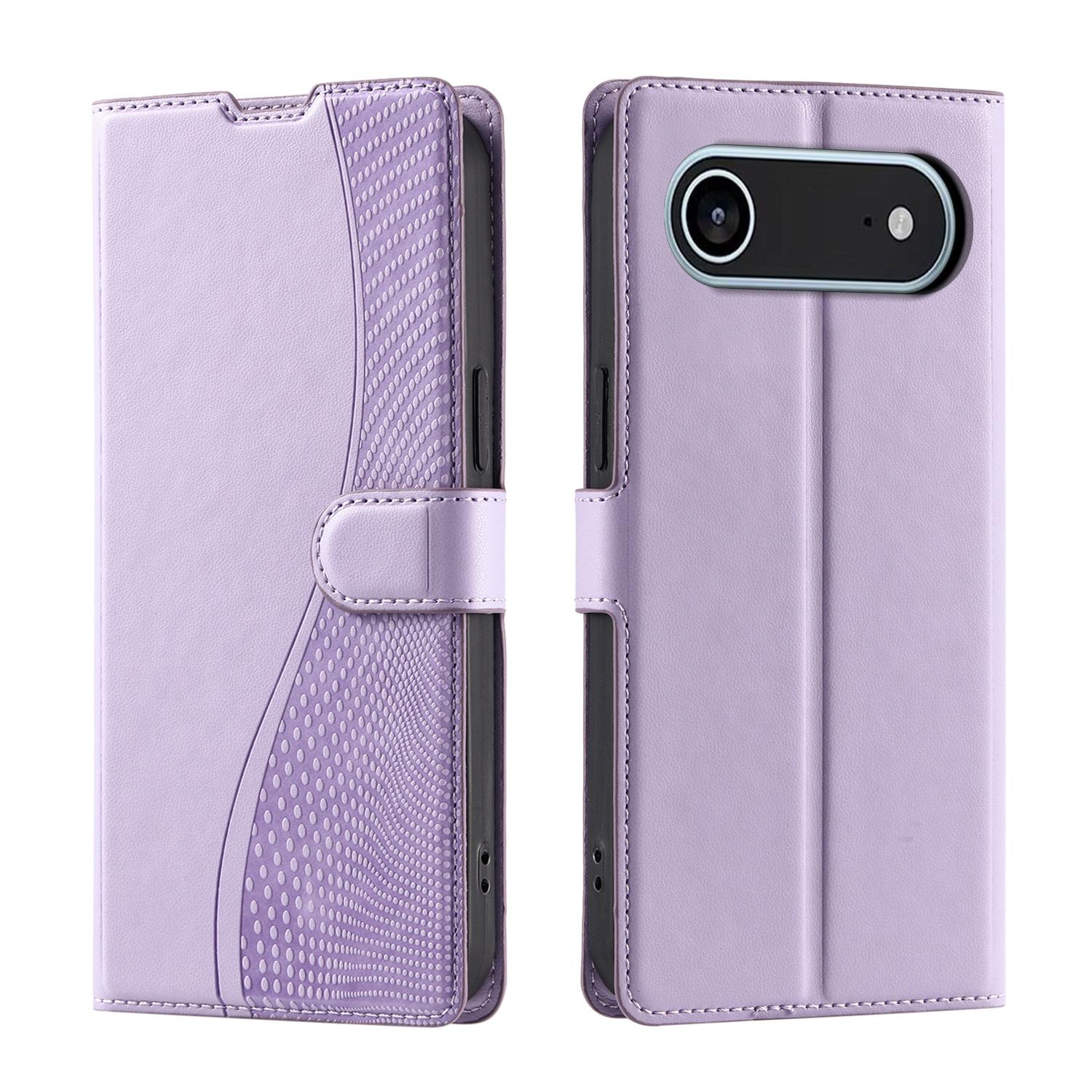 For iPhone Air Voltage Ultra-thin Dot Leather Phone Case(Purple) - Shopkiz.com