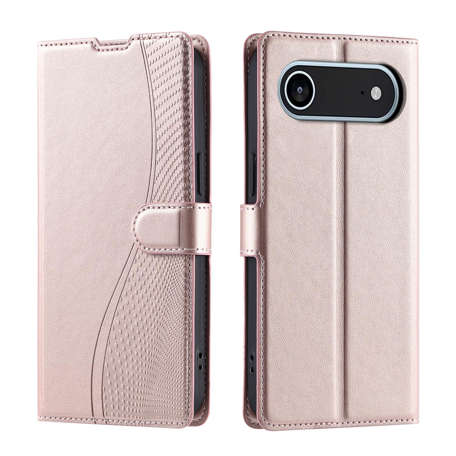 For iPhone Air Voltage Ultra-thin Dot Leather Phone Case(Rose Gold) - Shopkiz.com