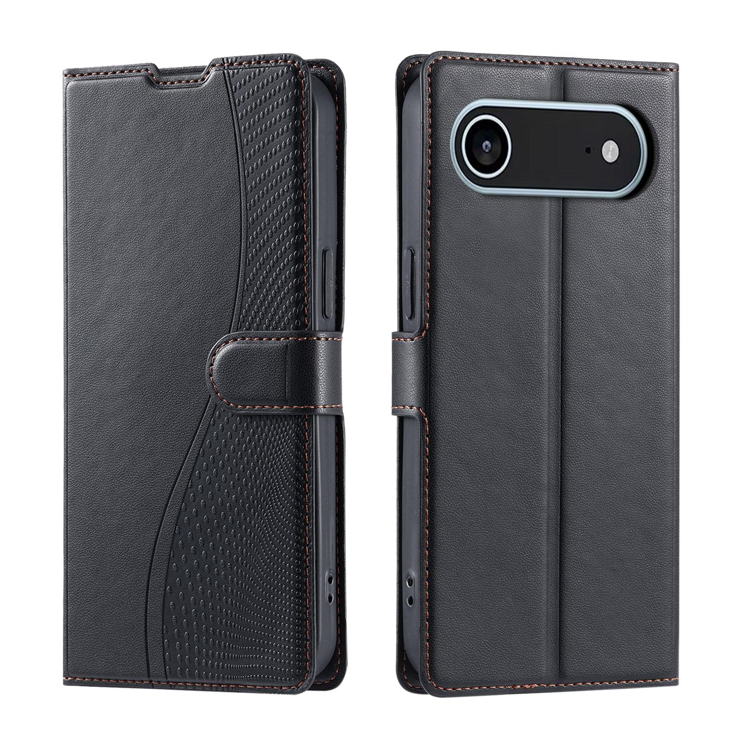 For iPhone Air Voltage Ultra-thin Dot Leather Phone Case(Black) - Shopkiz.com