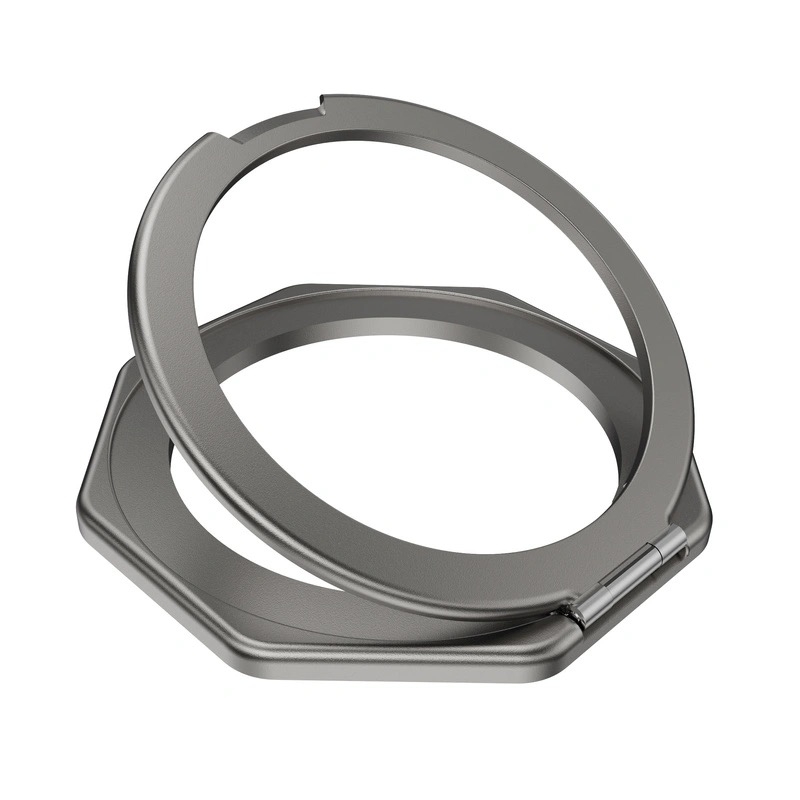 Aluminium Alloy Magsafe Magnetic Ring Phone Holder(Grey) - Shopkiz.com