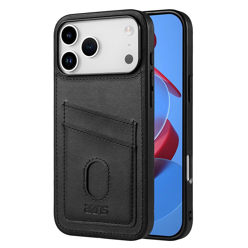 For iPhone 17 Pro AZNS K1 Series Card Slot Business Phone Case(Black) - Shopkiz.com