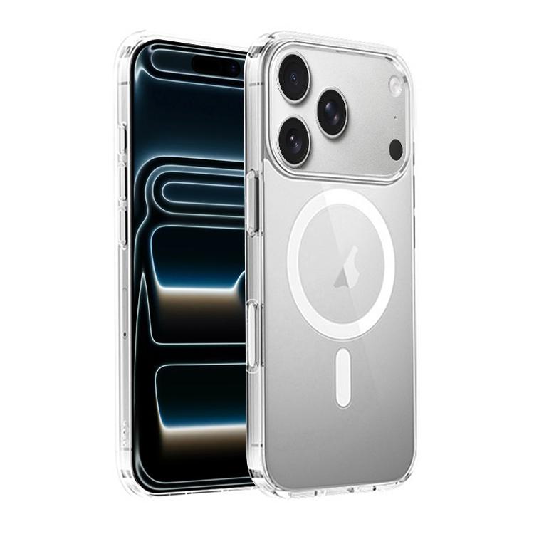 For iPhone 17 Pro Max Camera Control AI Button Full Coverage MagSafe Magnetic Clear Phone Case - Shopkiz.com