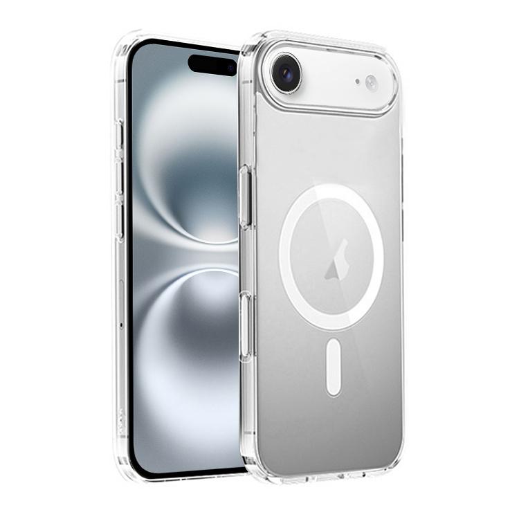 For iPhone Air Camera Control AI Button Full Coverage MagSafe Magnetic Clear Phone Case - Shopkiz.com