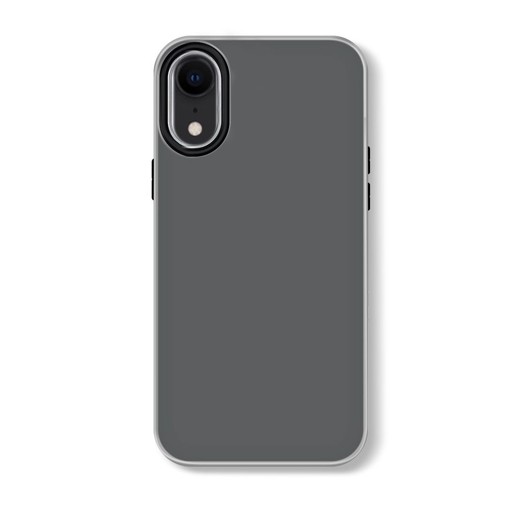 For iPhone XR Skin Feeling Jelly Series TPU + PC Full Coverage Phone Case(Black) - Shopkiz.com