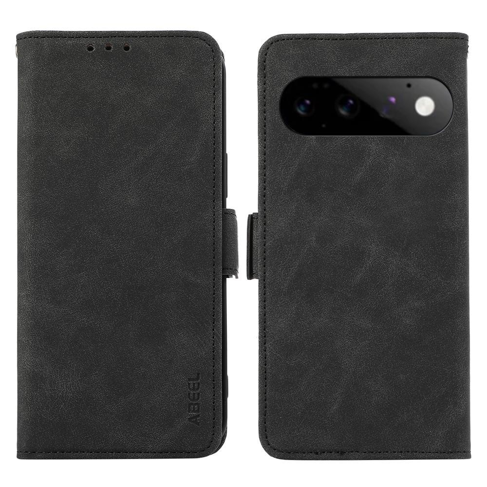 For Google Pixel 11 ABEEL Frosted Magnetic RFID Leather Phone Case(Black) - Shopkiz.com