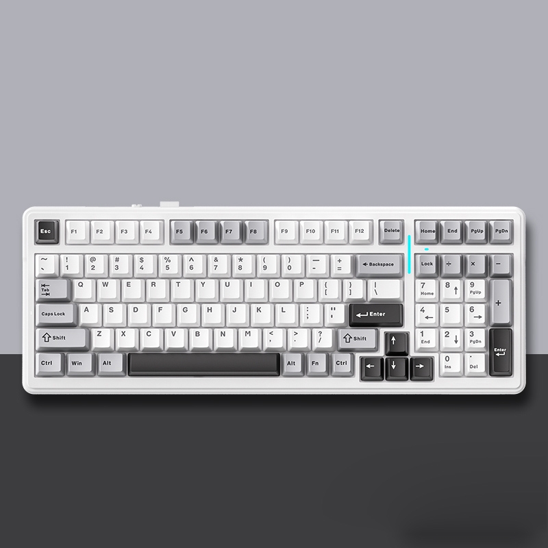 AULA F99 99 Keys Wired/2.4G/Bluetooth Three Model Customized RGB Mechanical Keyboard(Dark Night Kingdom) - Shopkiz.com