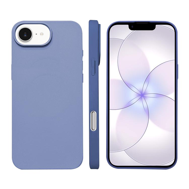 For iPhone 17e / 16e Liquid Silicone Phone MagSafe Case(Lavender) - Shopkiz.com