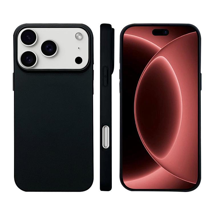 For iPhone 18 Pro Max Liquid Silicone Phone MagSafe Case(Black) - Shopkiz.com