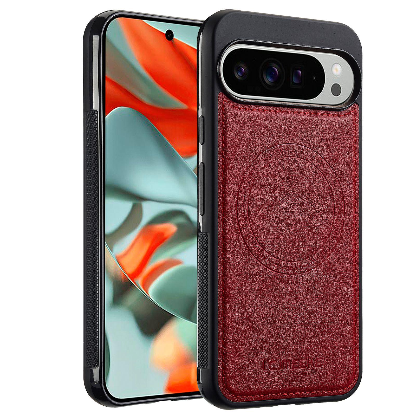 For Google Pixel 11 Pro XL LC.IMEEKE Magsafe Phone Case(Red) - Shopkiz.com