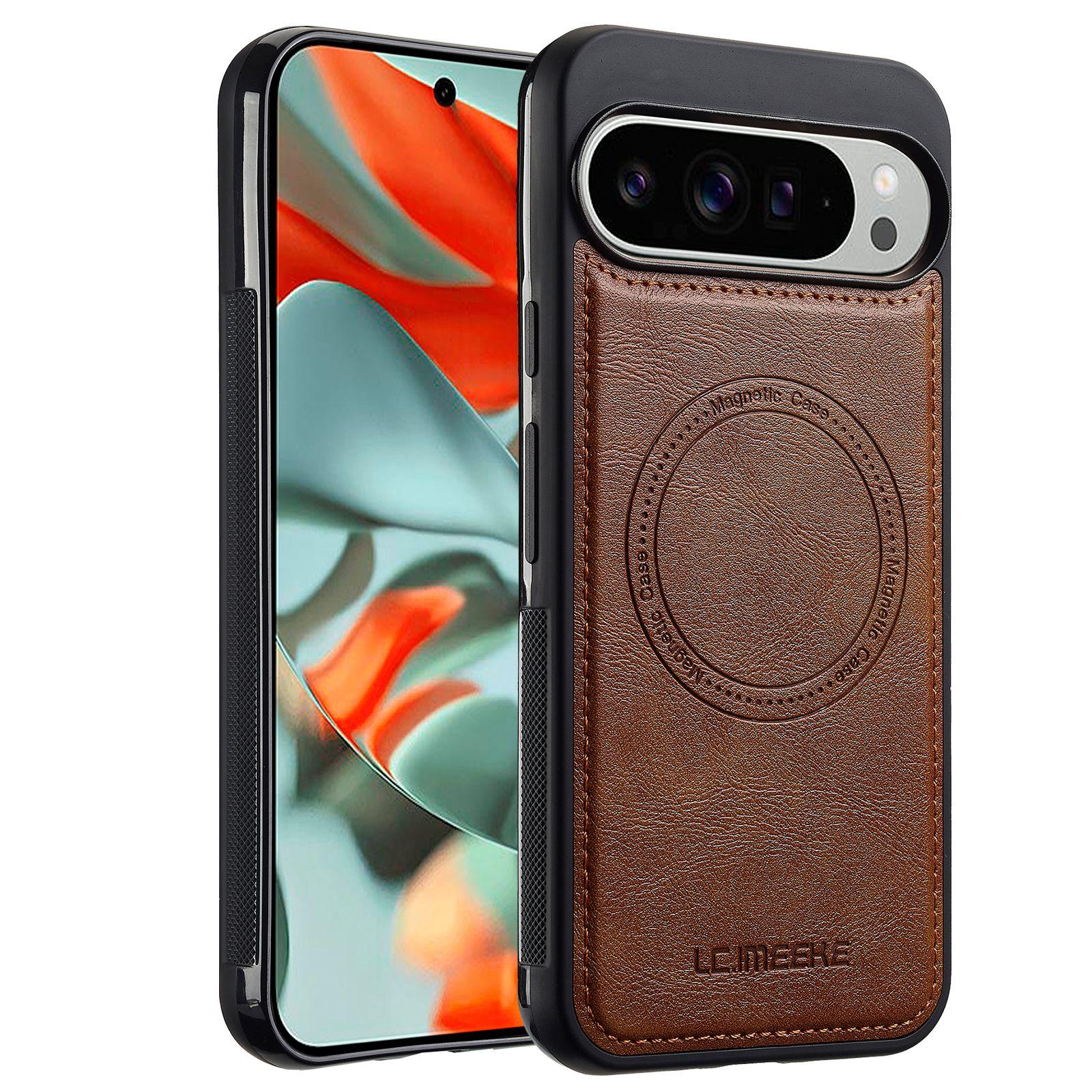 For Google Pixel 11 / 11 Pro LC.IMEEKE Magsafe Phone Case(Brown) - Shopkiz.com