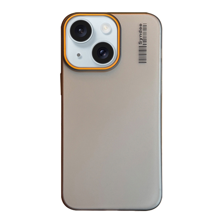 For iPhone 15 Soft Sandy Skin Feel Translucent PC Phone Case(Black) - Shopkiz.com