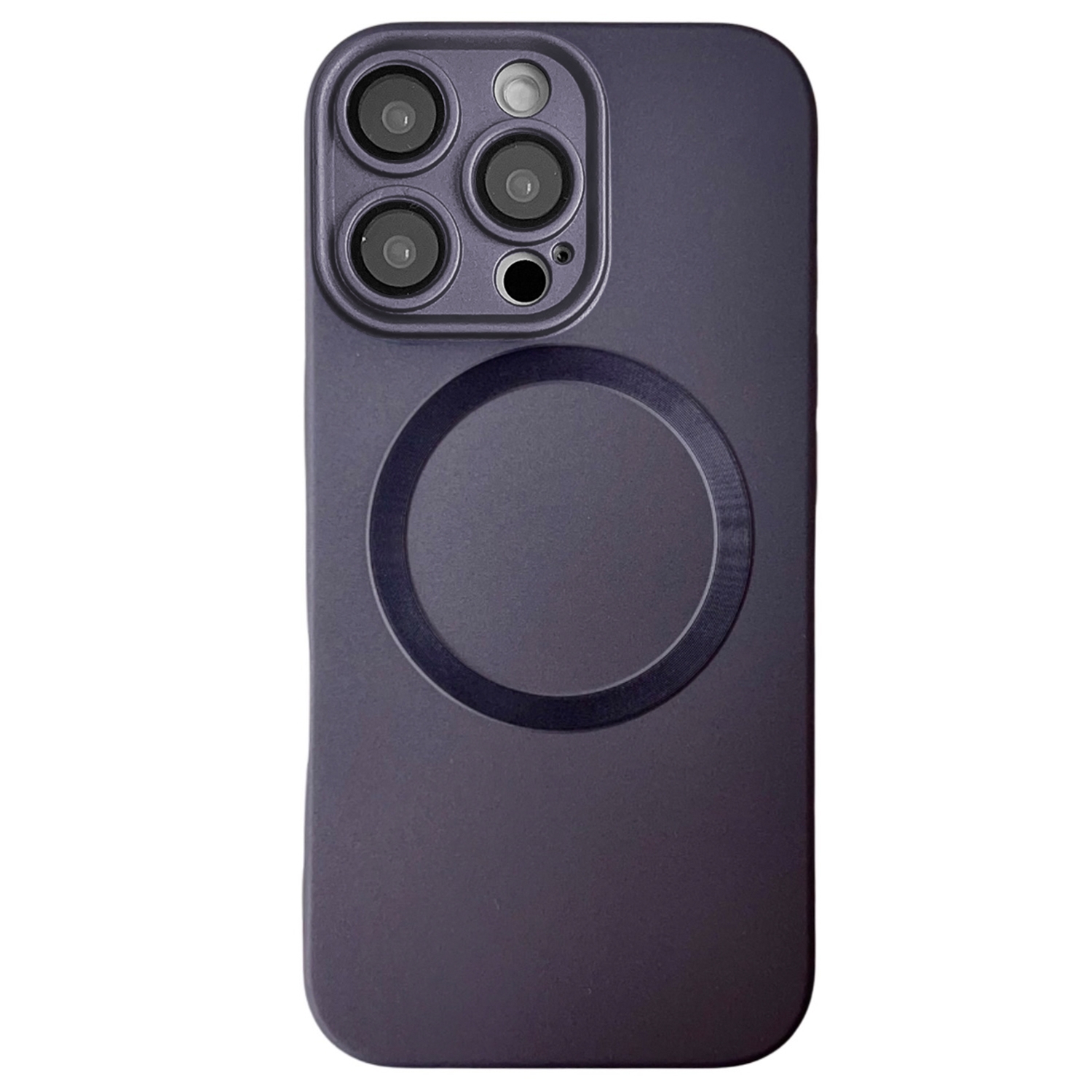 For iPhone 16 Pro Max Metallic Paint CD Texture MagSafe TPU Phone Case(Grey) - Shopkiz.com
