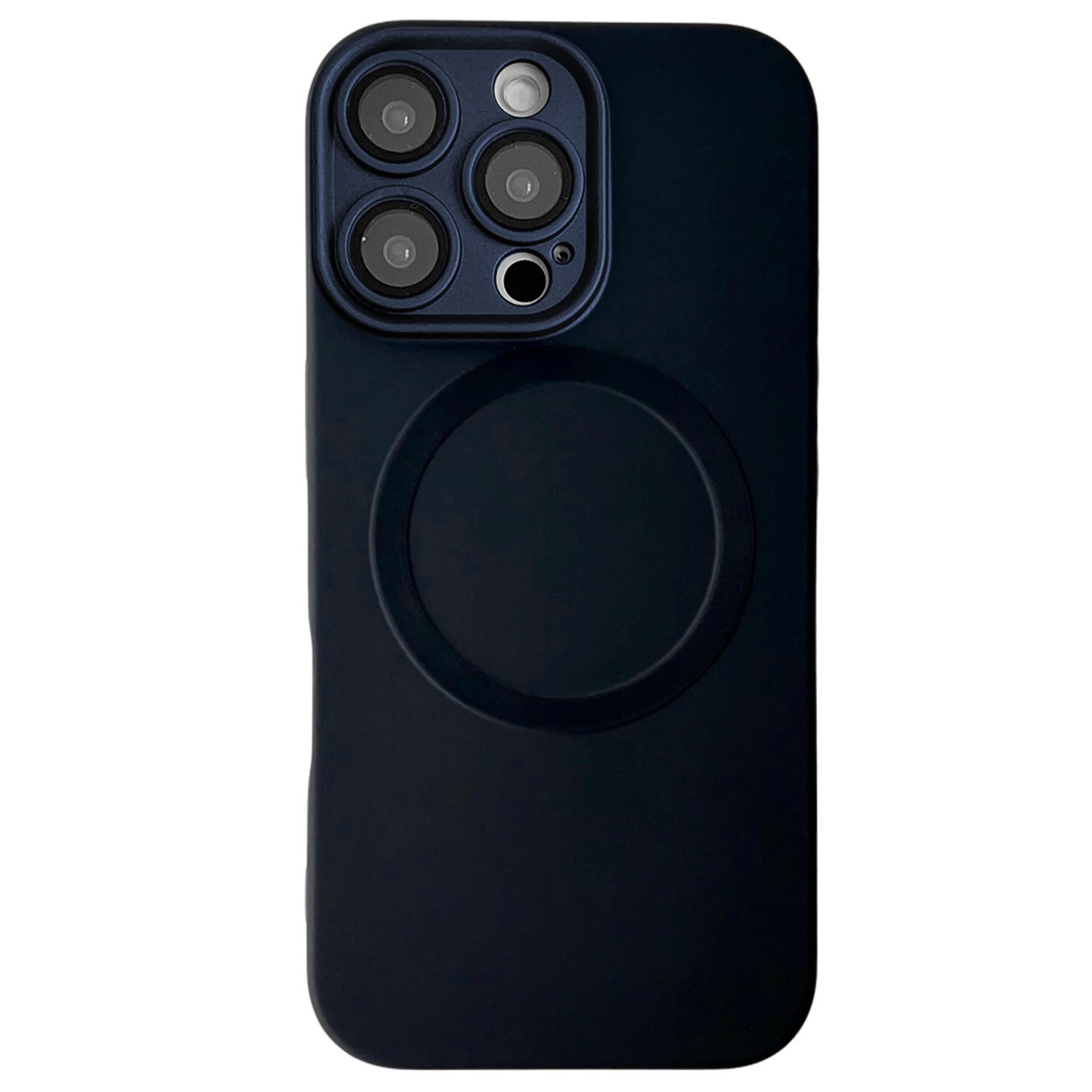 For iPhone 16 Pro Metallic Paint CD Texture MagSafe TPU Phone Case(Black) - Shopkiz.com