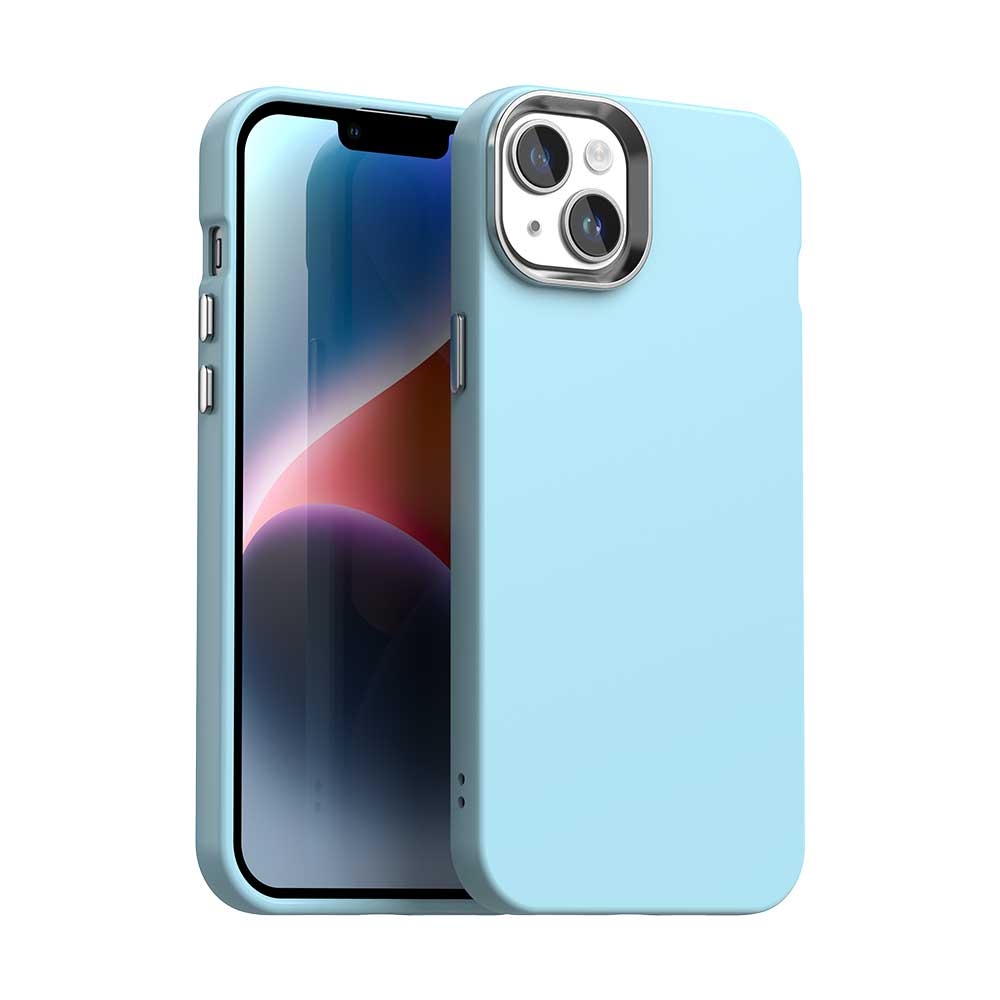 For iPhone 14 Plus Colorful Series Shockproof Phone Case(Blue) - Shopkiz.com