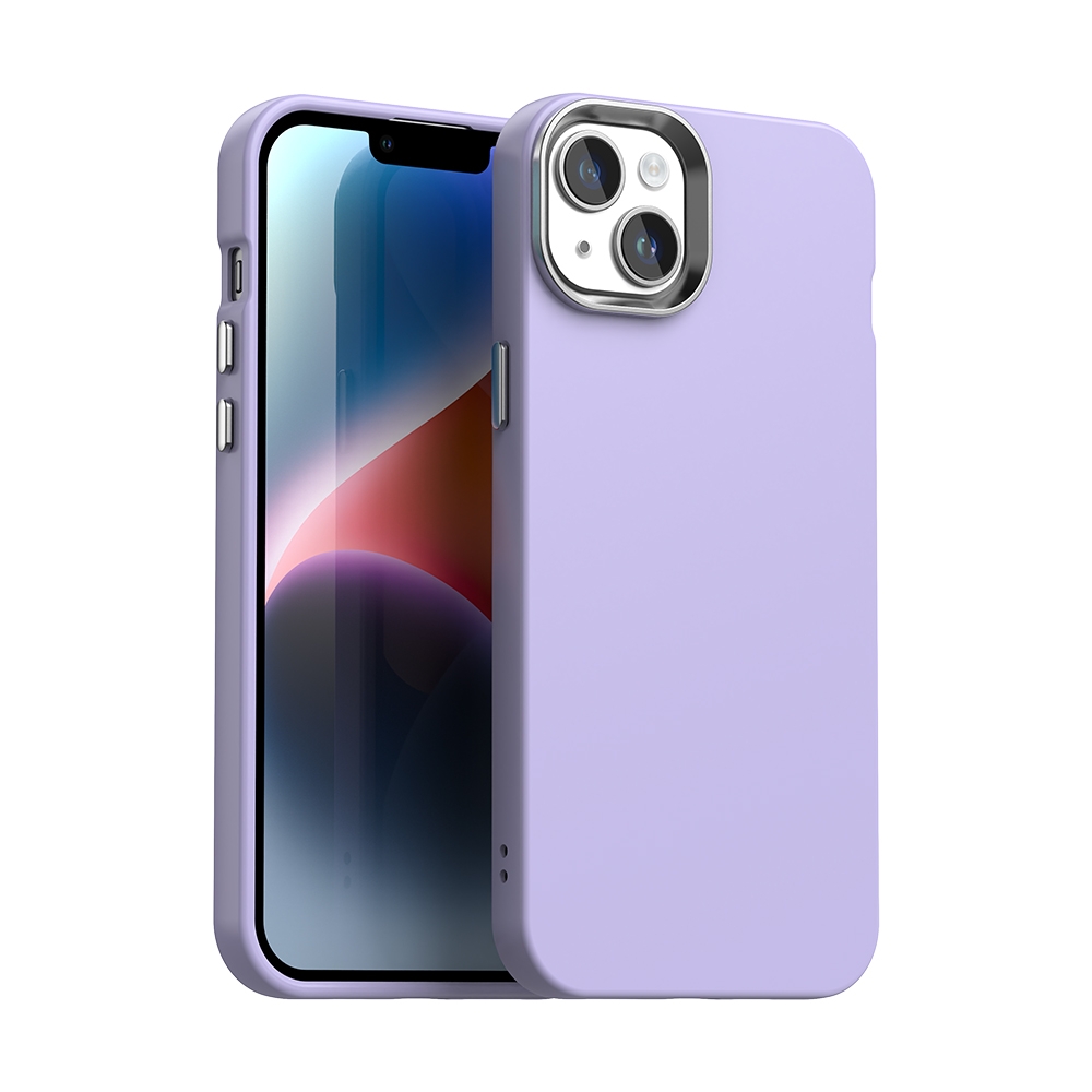 For iPhone 14 Plus Colorful Series Shockproof Phone Case(Purple) - Shopkiz.com