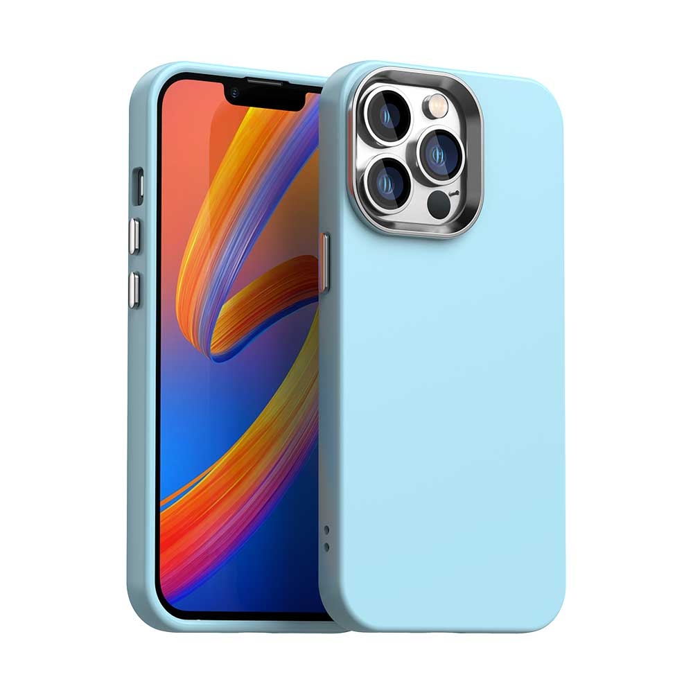 For iPhone 12 Pro Colorful Series Shockproof Phone Case(Blue) - Shopkiz.com