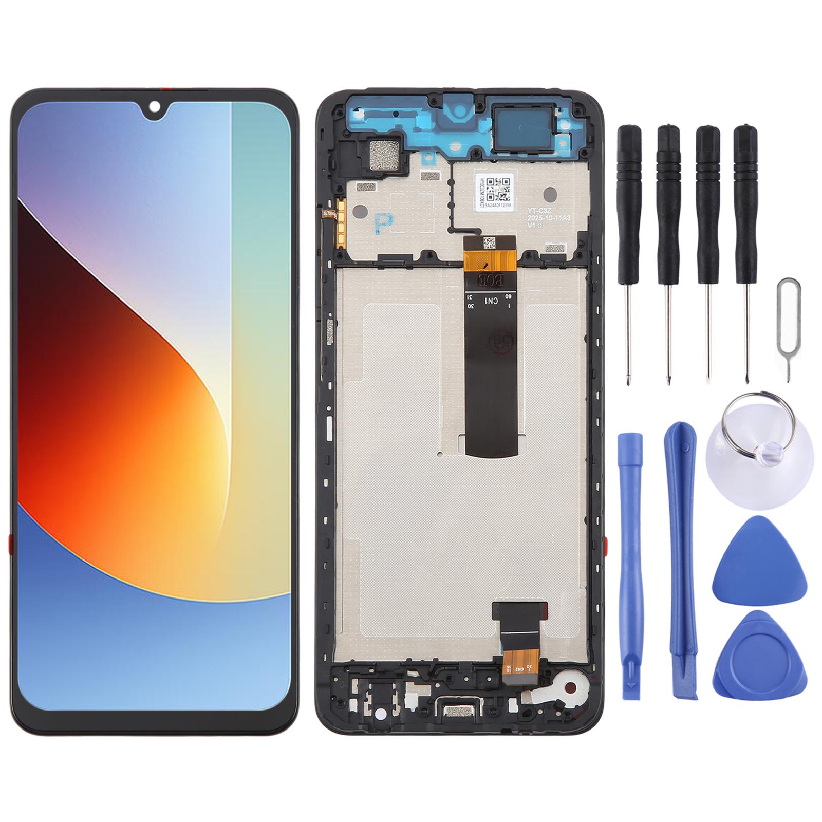 For Redmi A7 4G Original LCD Screen Digitizer Full Assembly with Frame - Shopkiz.com
