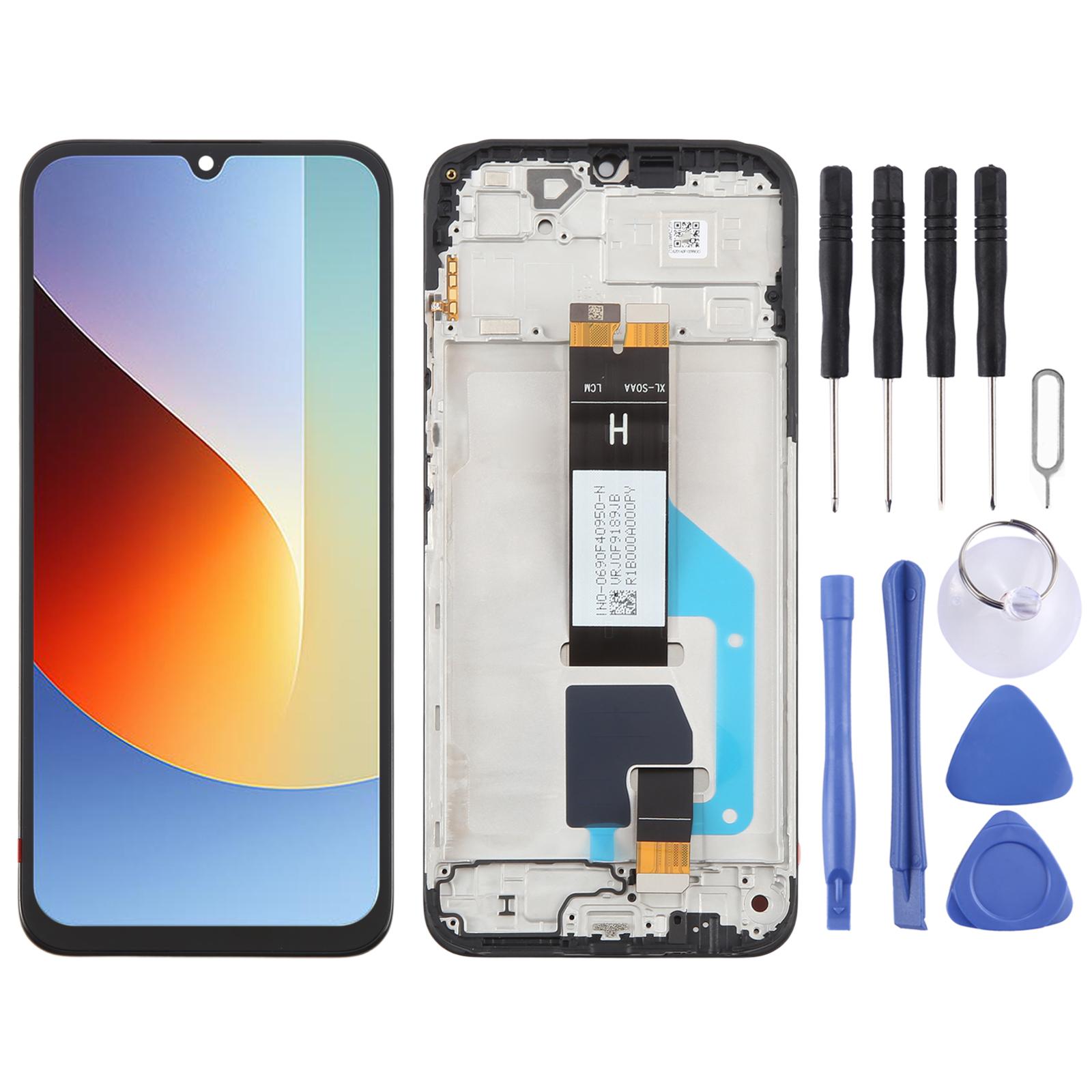 For Redmi A7 Pro 4G Original LCD Screen Digitizer Full Assembly with Frame - Shopkiz.com