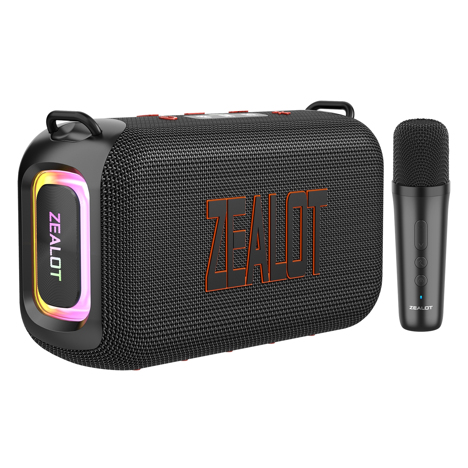 Zealot S85M 50W Outdoor Portable Bluetooth Speaker with Microphone(Black) - Shopkiz.com